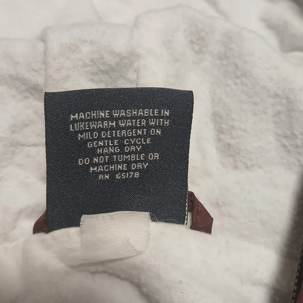 Charles River Apparel‎ Maroon Windbreaker Sz L - Picture 6 of 8